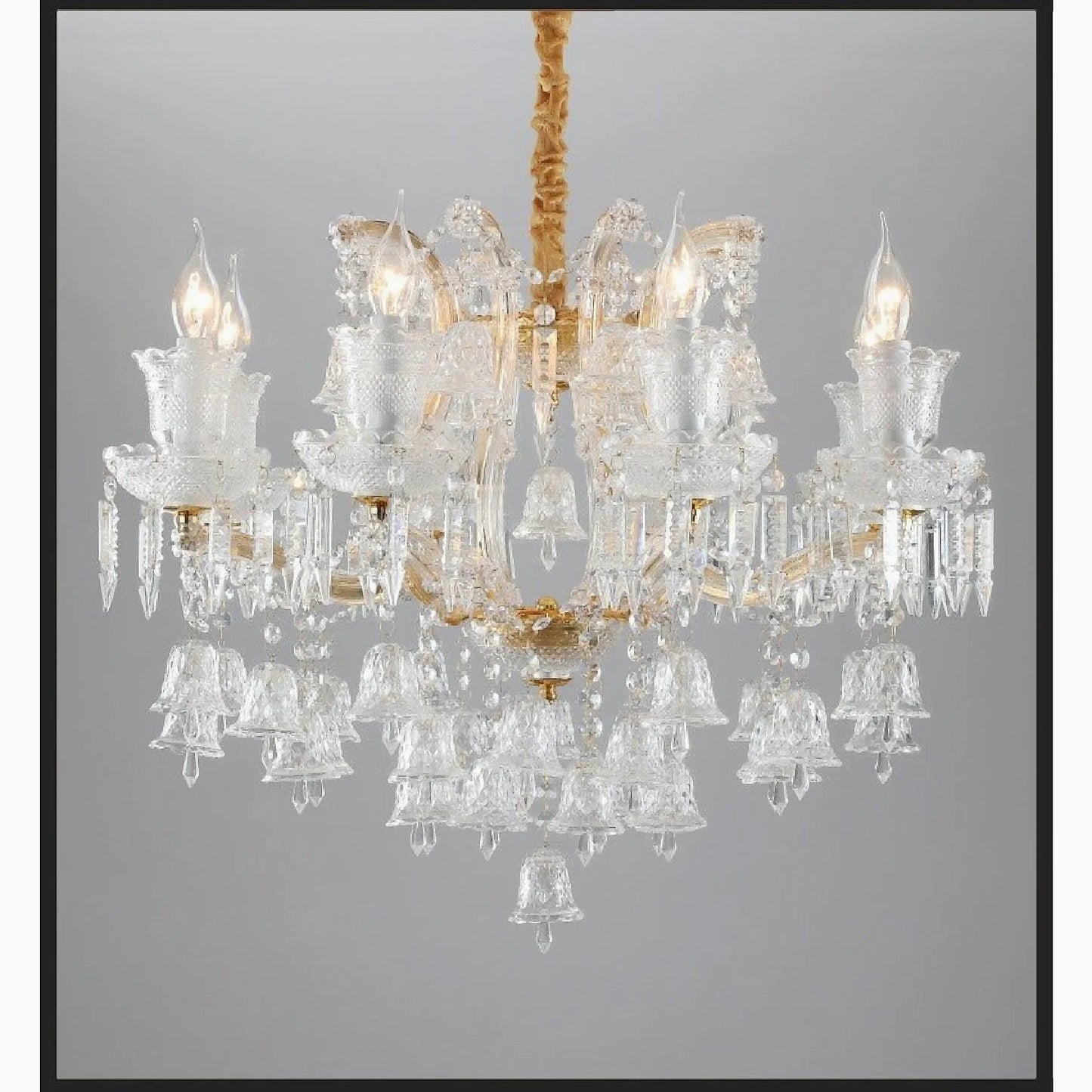 Villars-sur-Glâne | European-style Wind Chime Luxury Crystal Candle Chandelier