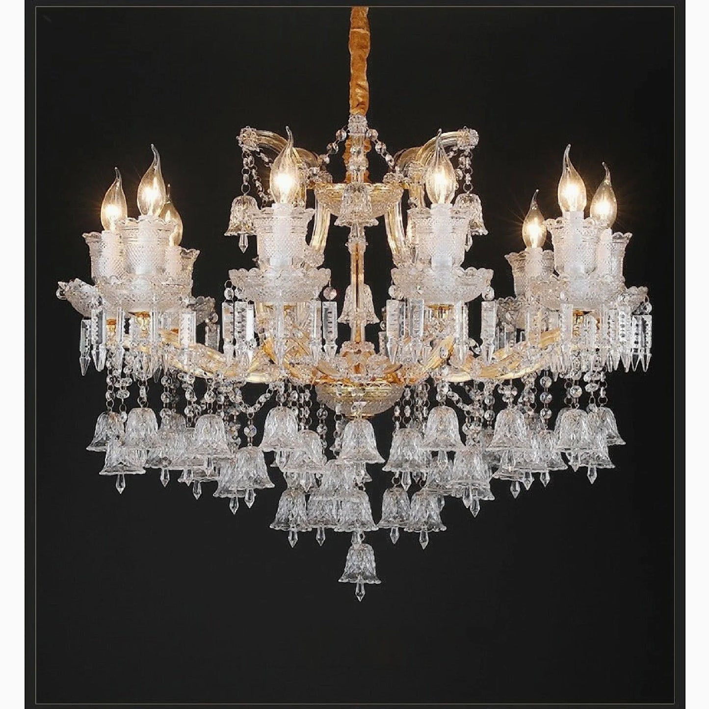 Villars-sur-Glâne | European-style Wind Chime Luxury Crystal Candle Chandelier