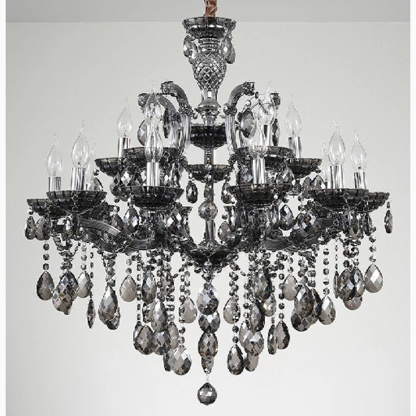 Zenevredo | European-Style Retro Crystal Candle Shape Chandelier