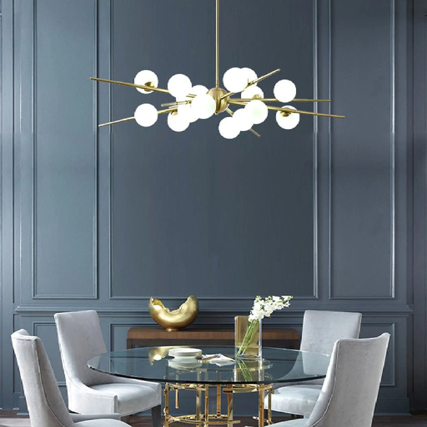 Ziano Piacentino | Creative Glass Ball Modern Pendant LED Chandelier