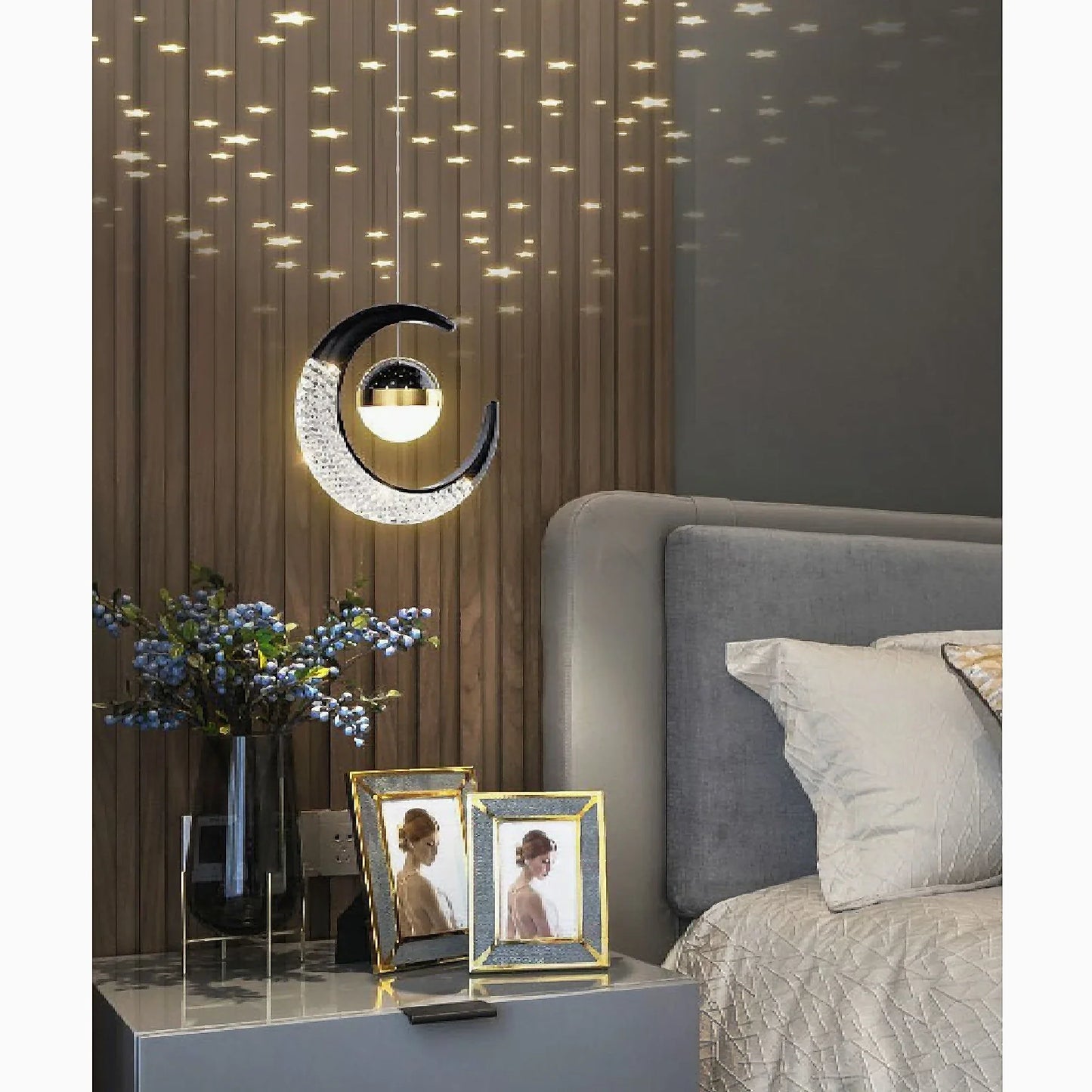 Valdeblore | Nordic Bedside Stars Design Pendant Lamp