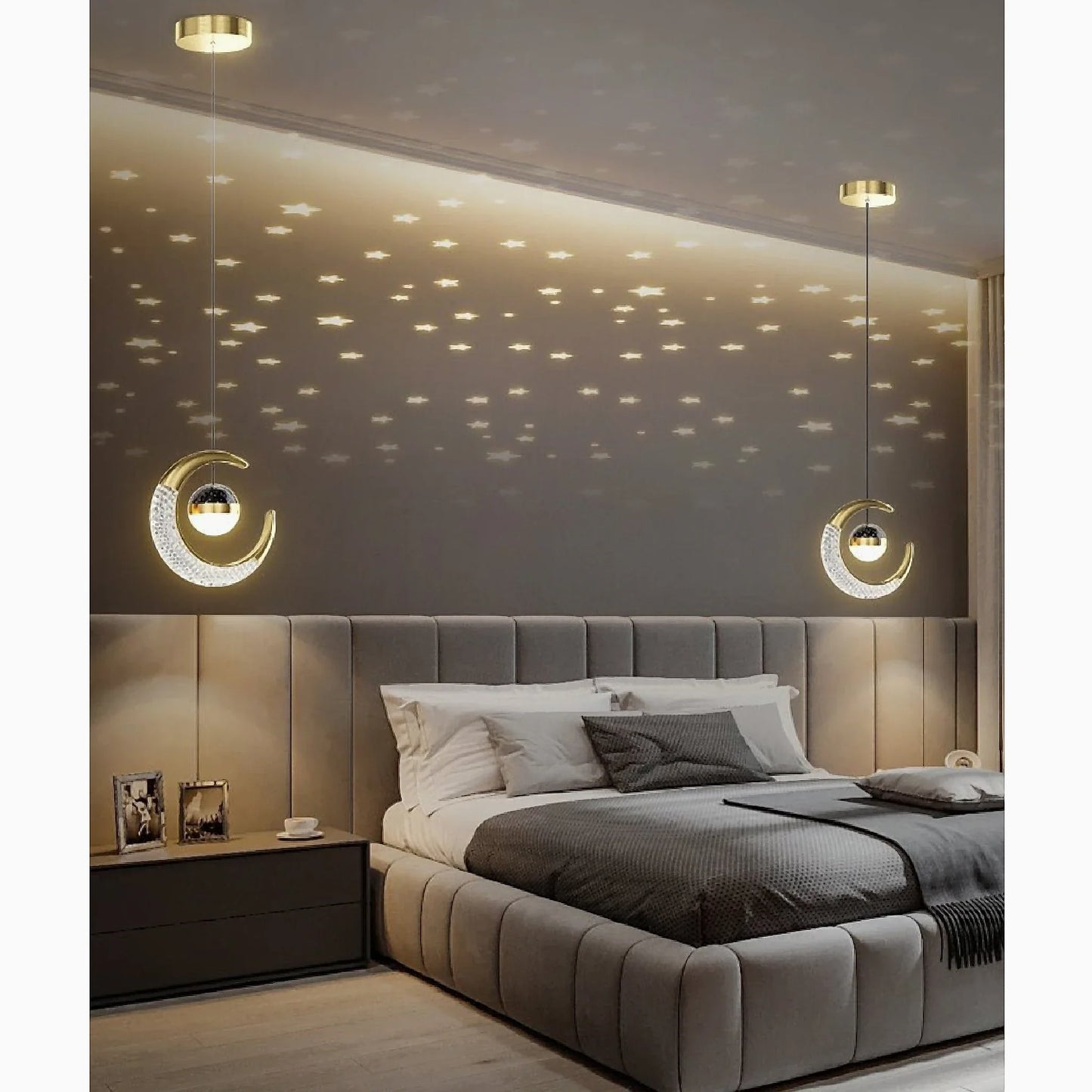 Valdeblore | Nordic Bedside Stars Design Pendant Lamp