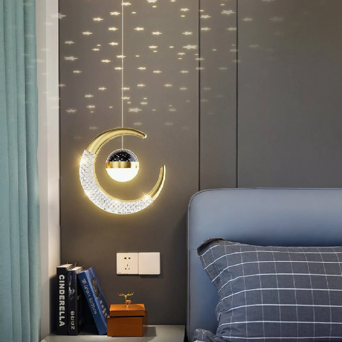 Valdeblore | Nordic Bedside Stars Design Pendant Lamp