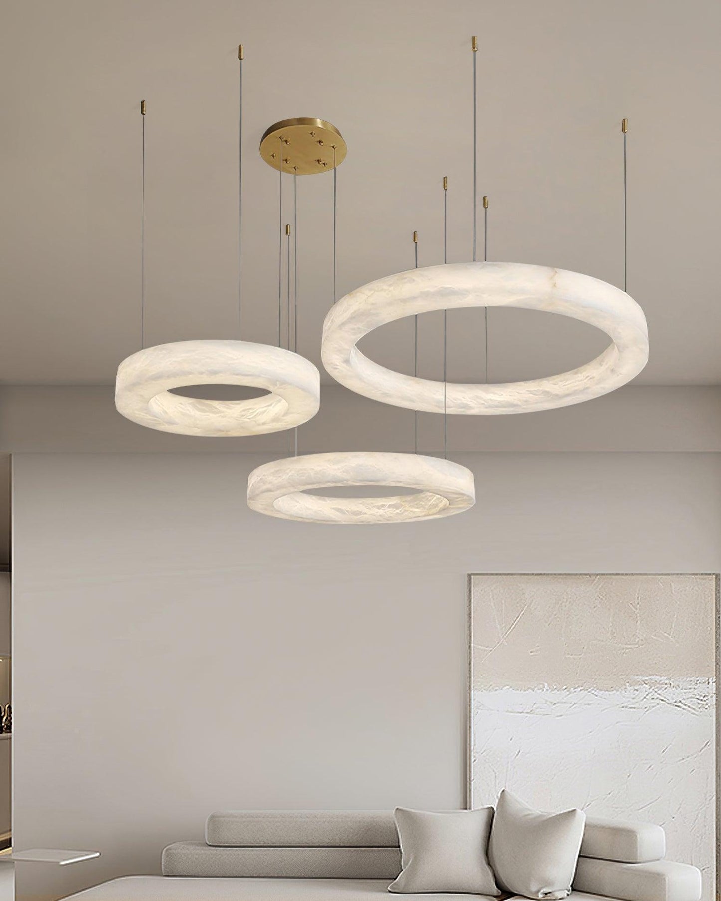 Marika Alabaster Chandelier