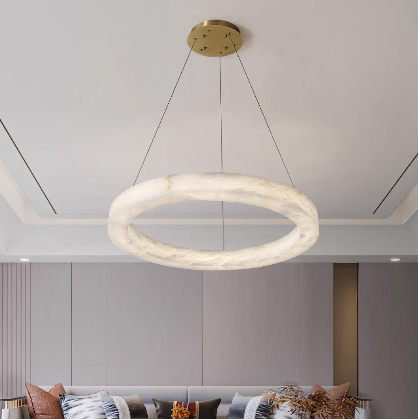 Marika Alabaster Chandelier