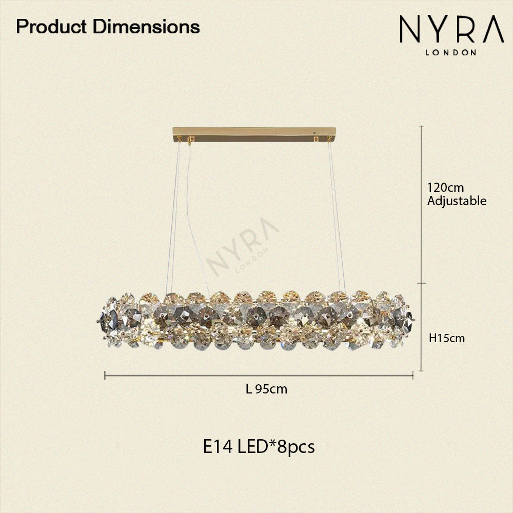 Maya Crystal Chandelier Elegance