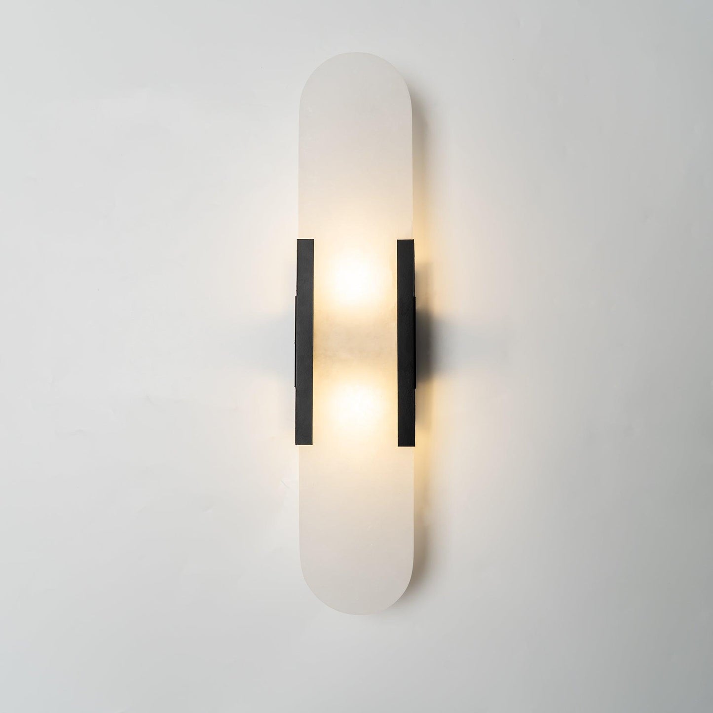 Melange Elongated Alabaster Wall Lamp