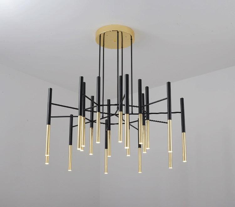 Metal Tubular Chandelier