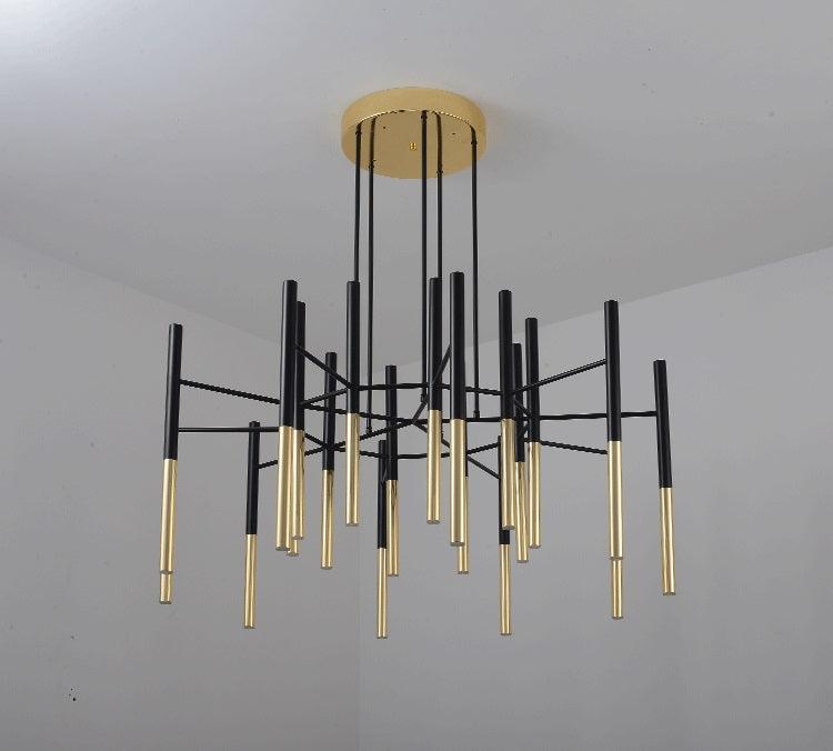 Metal Tubular Chandelier