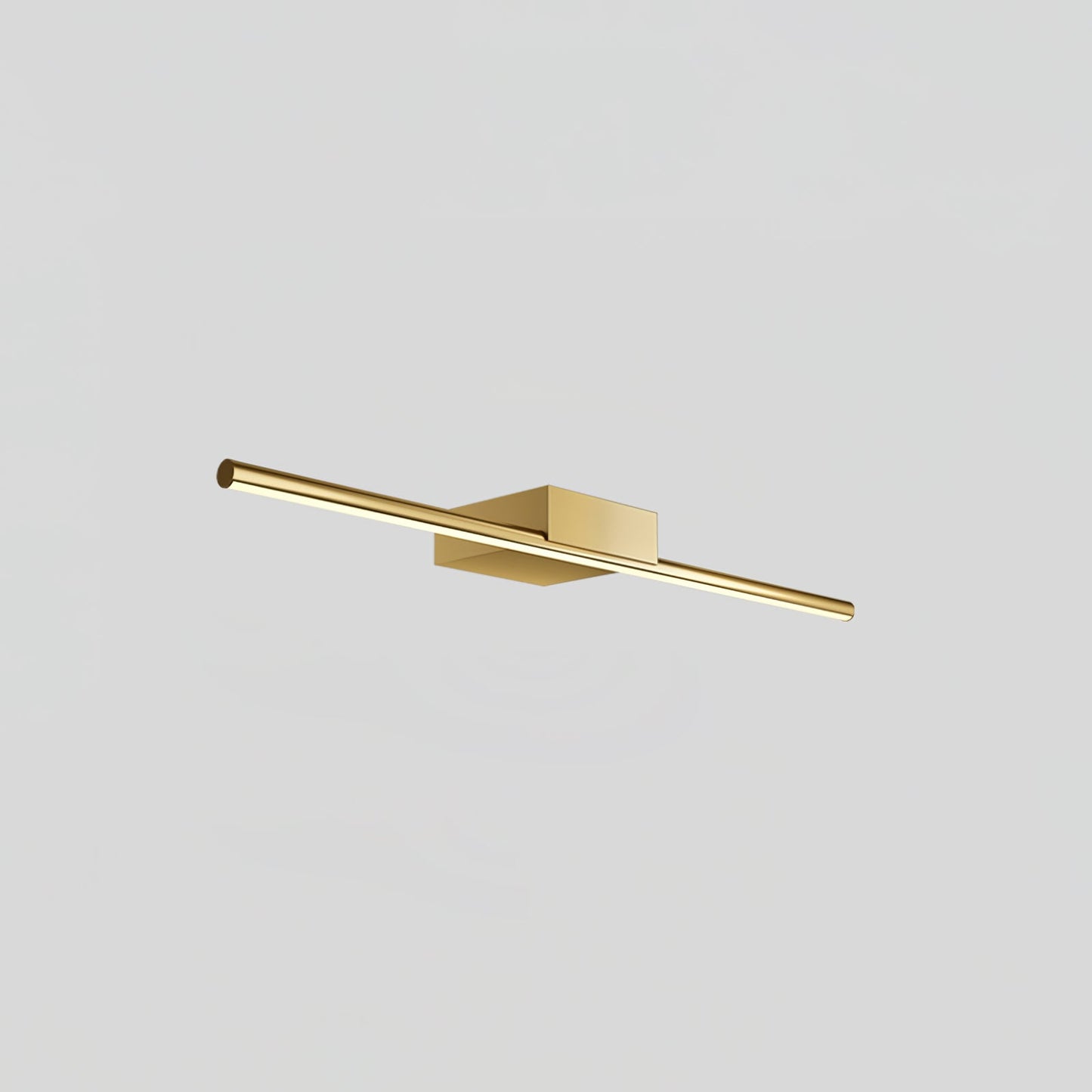 Metallic Streamlined Wall Lamp