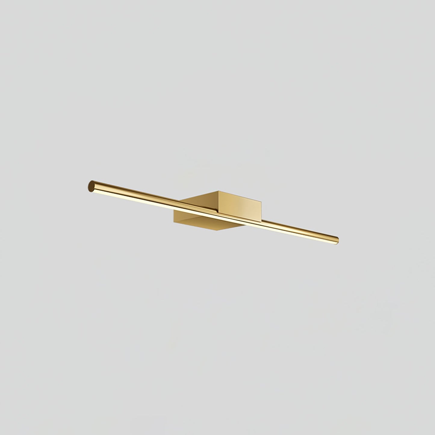 Metallic Streamlined Wall Lamp