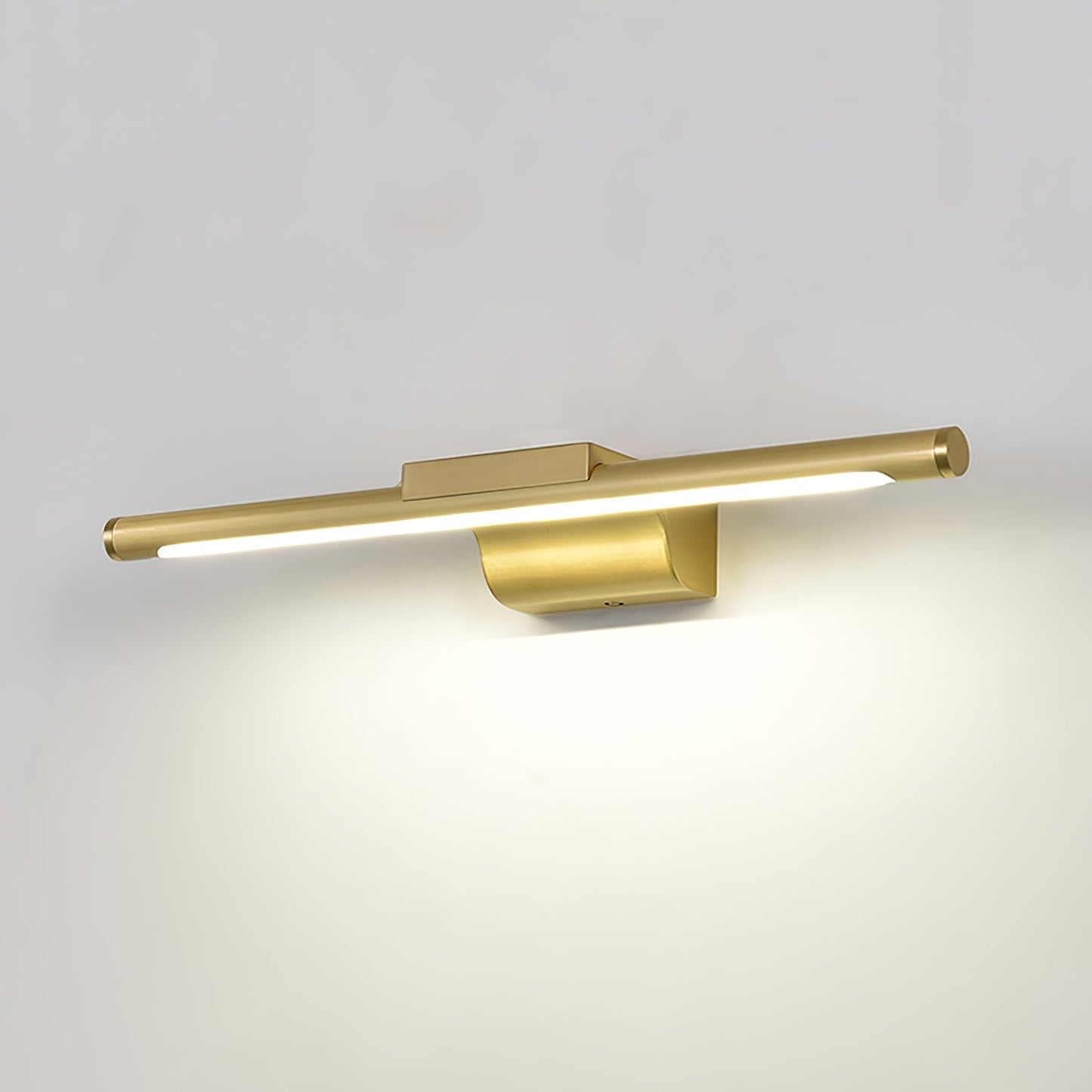 Metallic Streamlined Wall Lamp