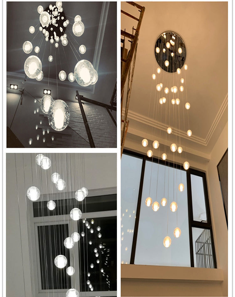 Auroraeshop Meteors Crystal Chandelier Lighting