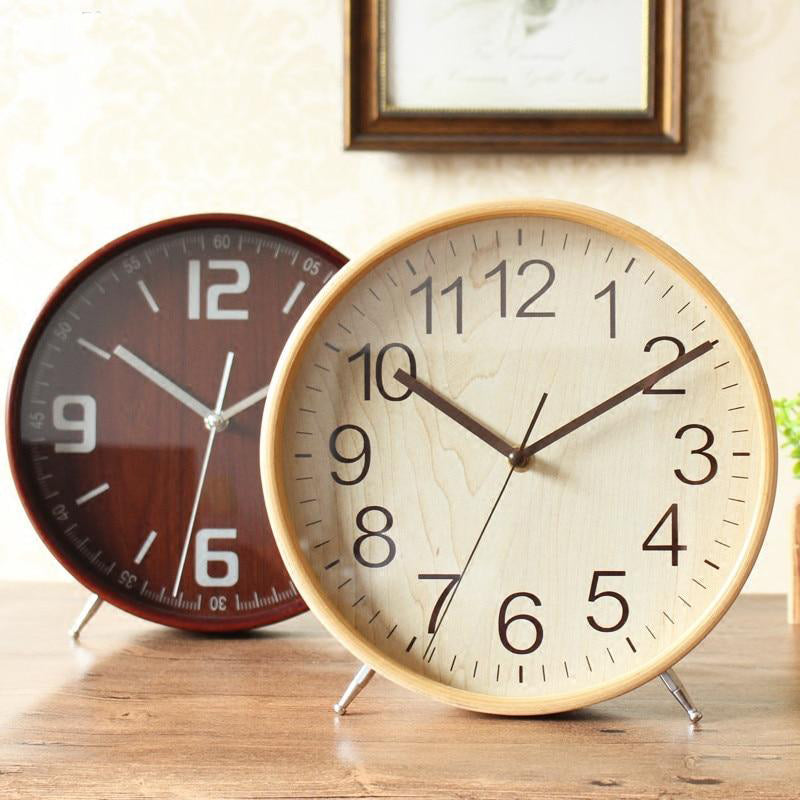 Wooden Table Clocks Decorative Timepieces