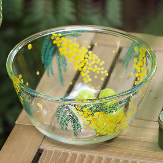 Mimosa Printed Glass Bowl