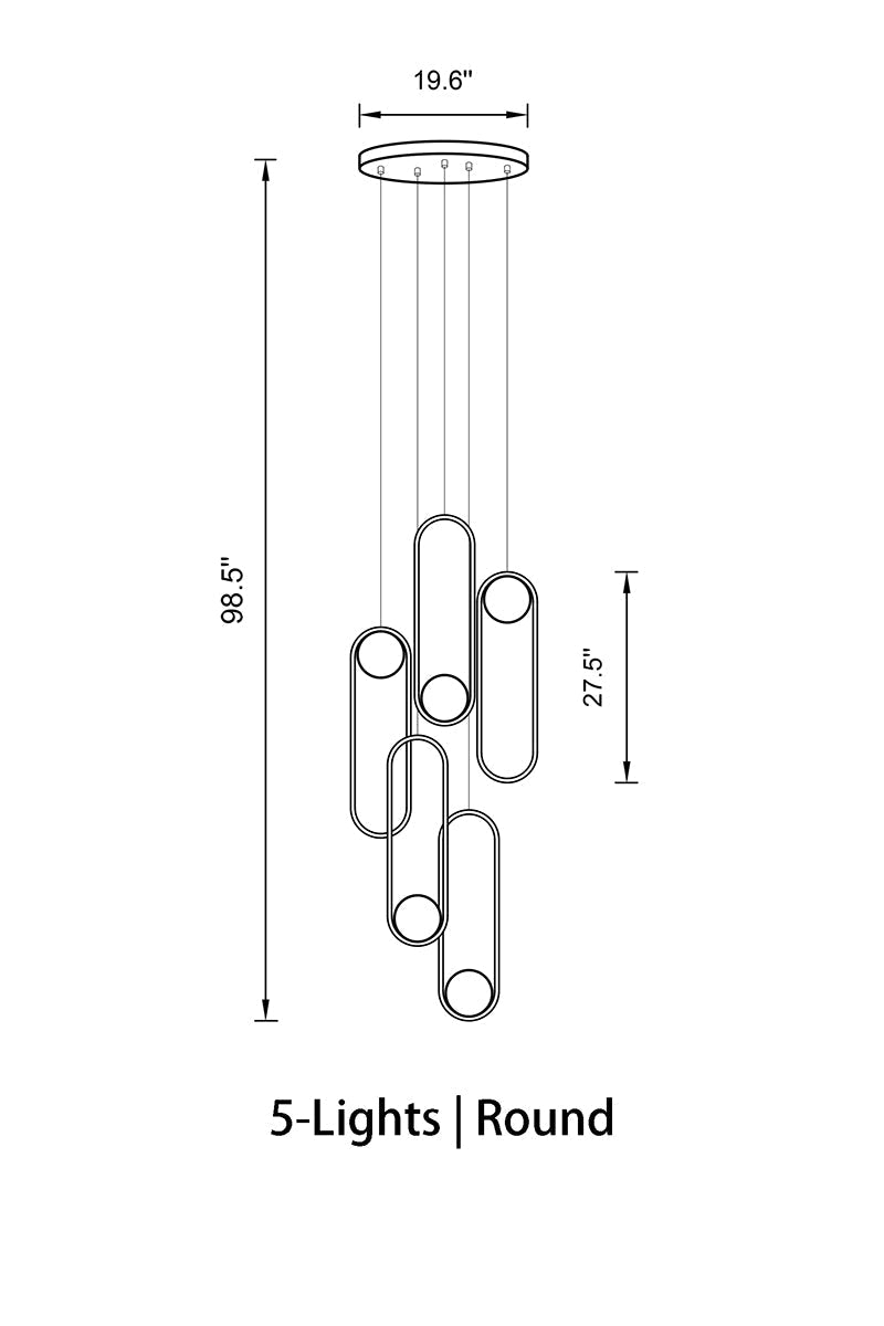 Modern Minimalist Chandelier