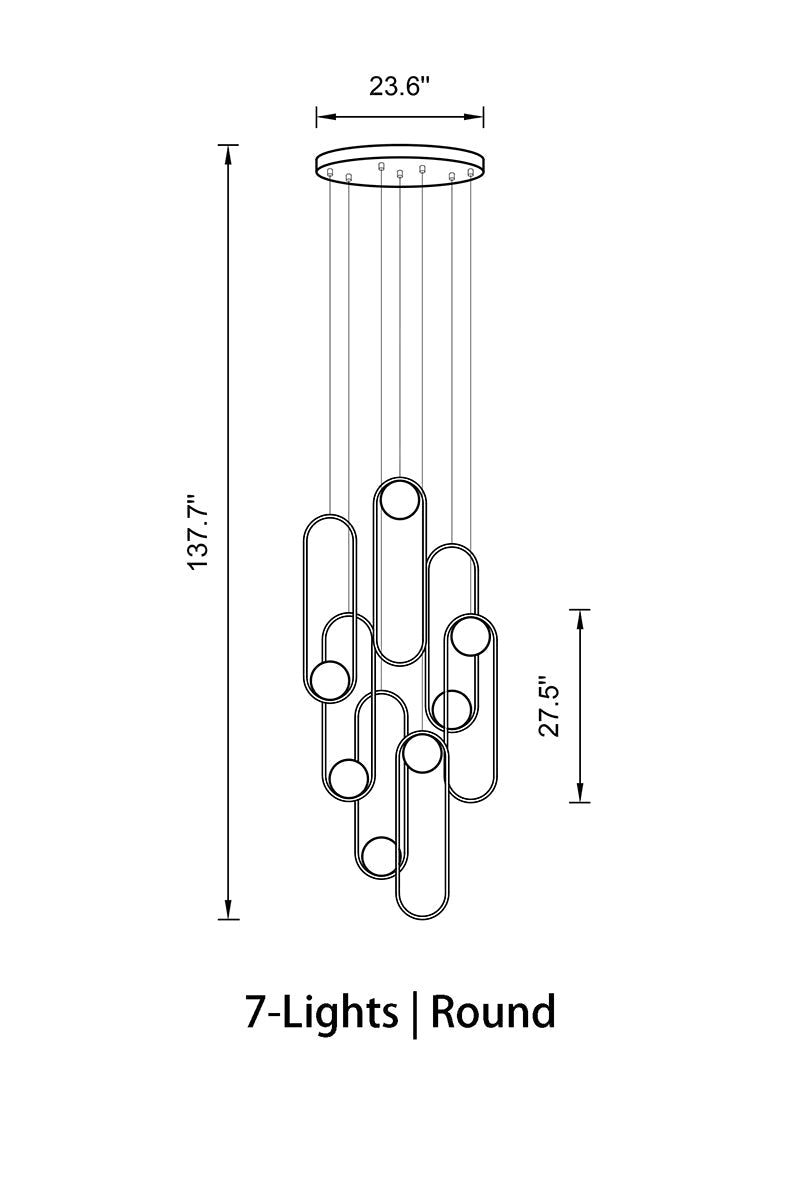 Modern Minimalist Chandelier