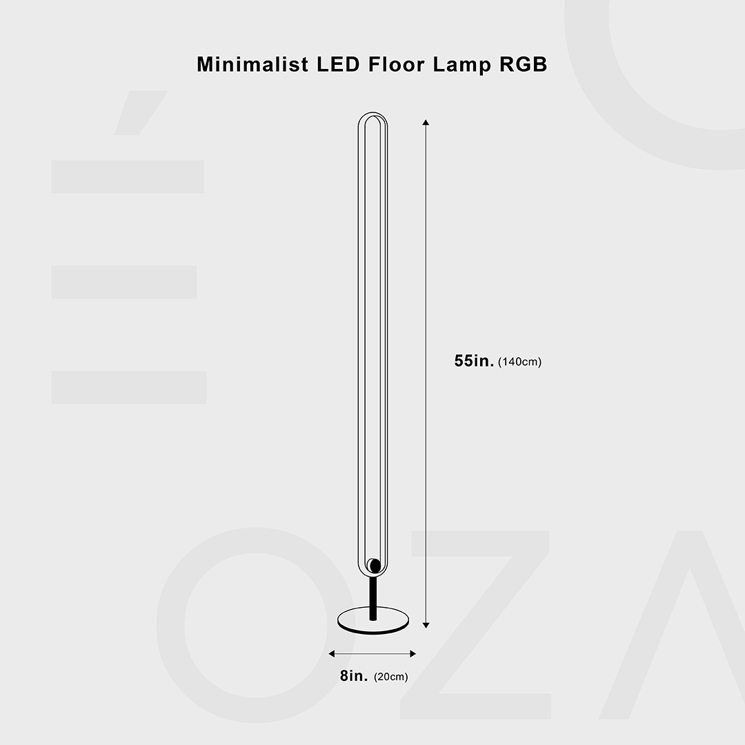 Minimalist LED Floor Lamp RGB