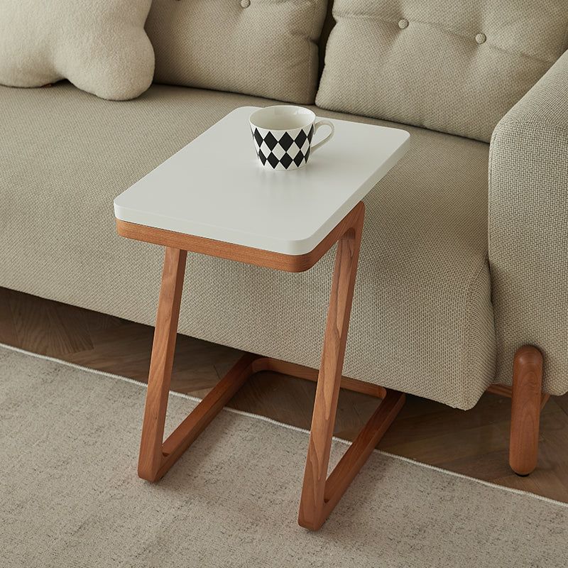 Minimalist White Accent Table