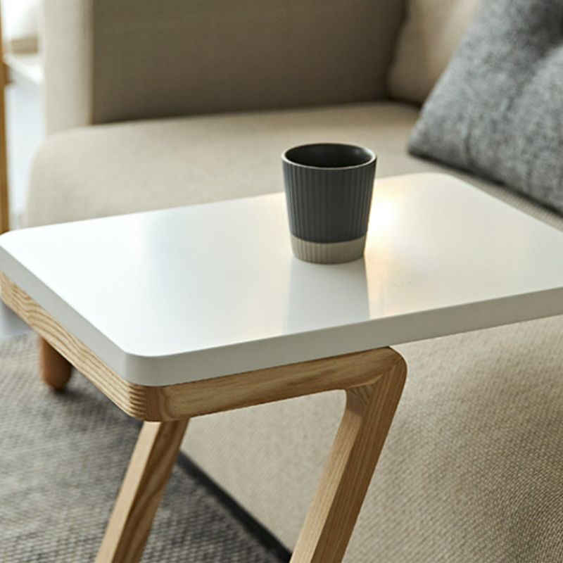 Minimalist White Accent Table