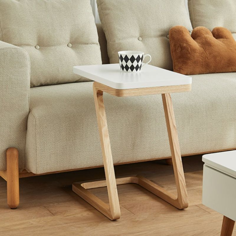 Minimalist White Accent Table