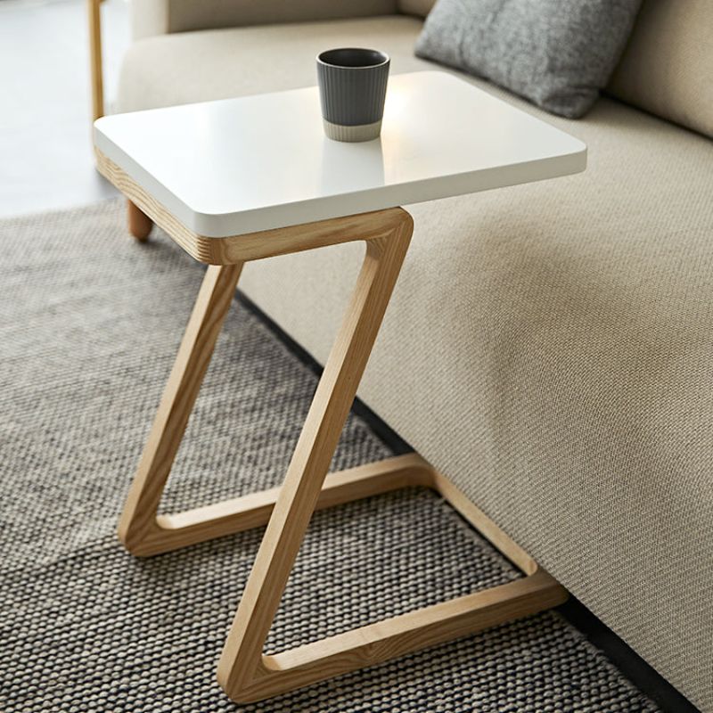 Minimalist White Accent Table