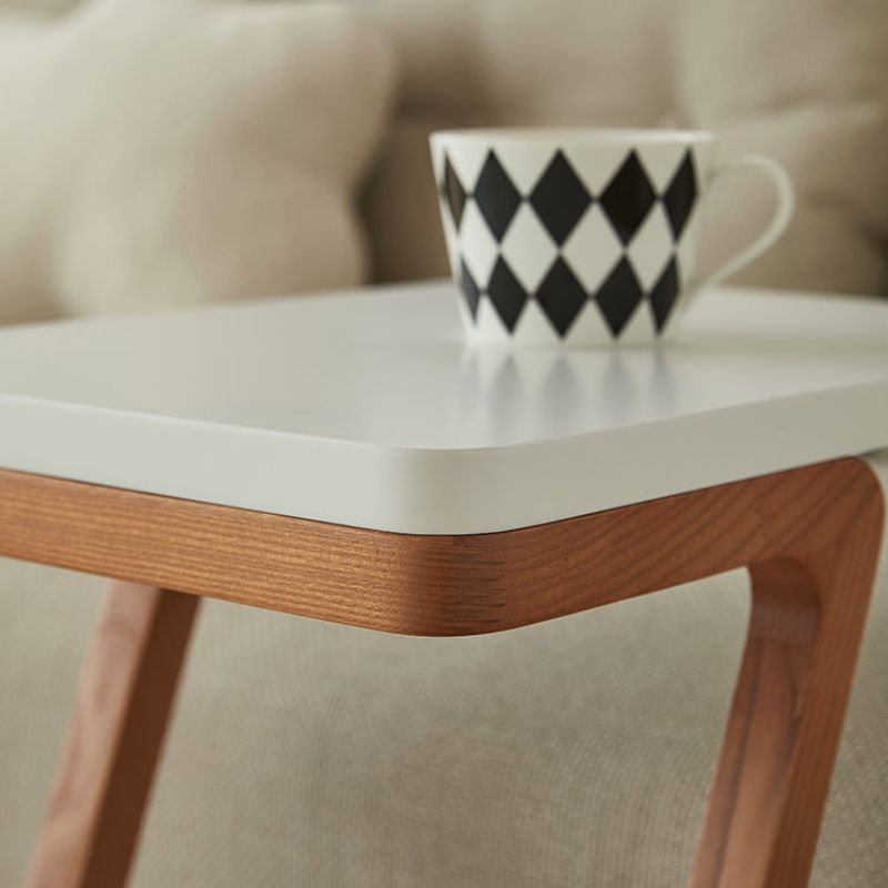 Minimalist White Accent Table