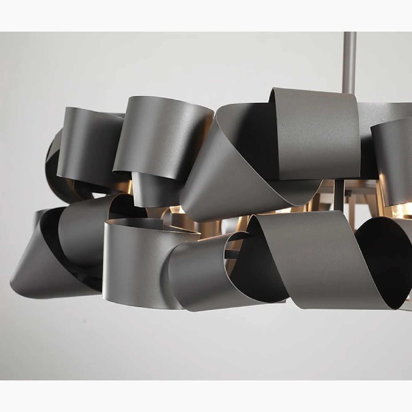 Zelo Surrigone | Postmodern Creative Gray/Gold Iron Chandelier