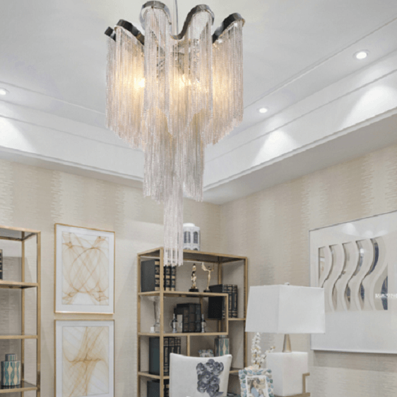 Moda Luxury Chain Chandelier - Nordic Side - architecture, arcitecture, art, artichture, artist, bathroom vanity, contemporaryart, decor, decoration, design, designer, designinspiration, edis