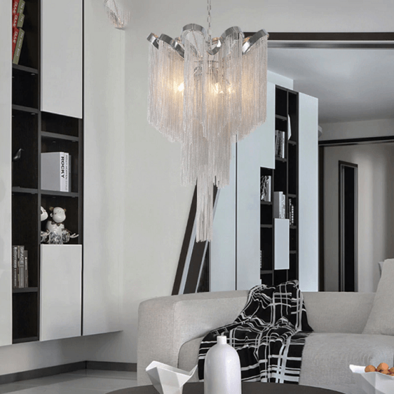 Moda Luxury Chain Chandelier - Nordic Side - architecture, arcitecture, art, artichture, artist, bathroom vanity, contemporaryart, decor, decoration, design, designer, designinspiration, edis