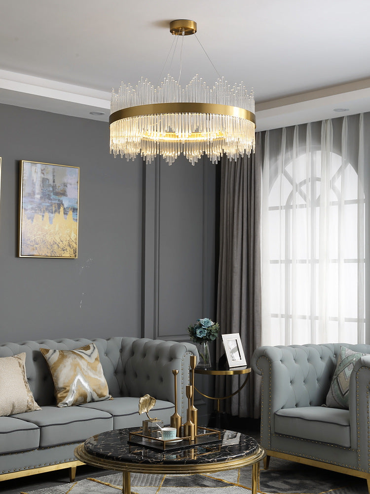 Modern Crystal Round Chandelier