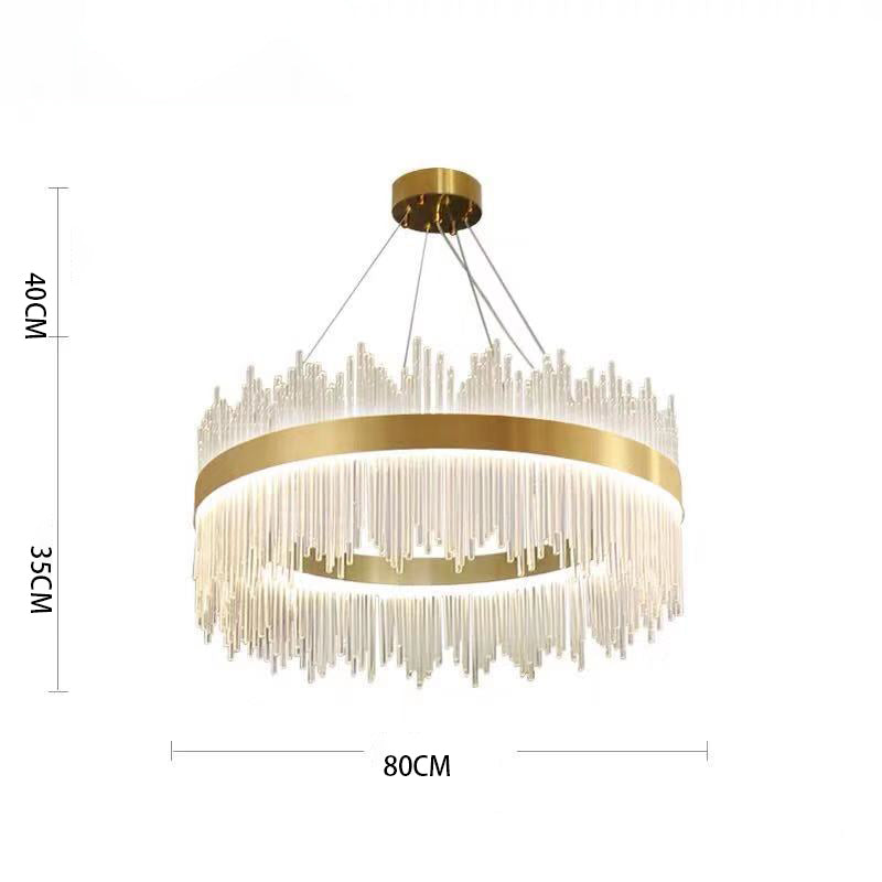 Modern Crystal Round Chandelier