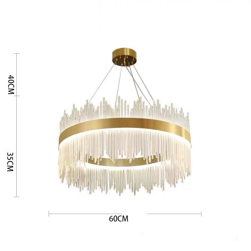 Modern Crystal Round Chandelier