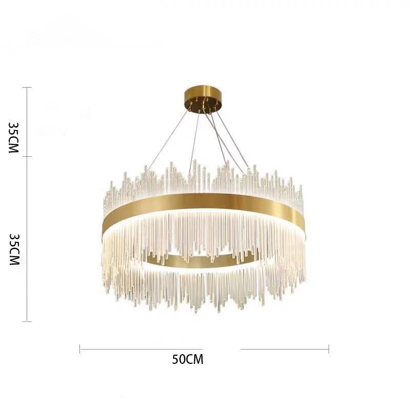 Modern Crystal Round Chandelier