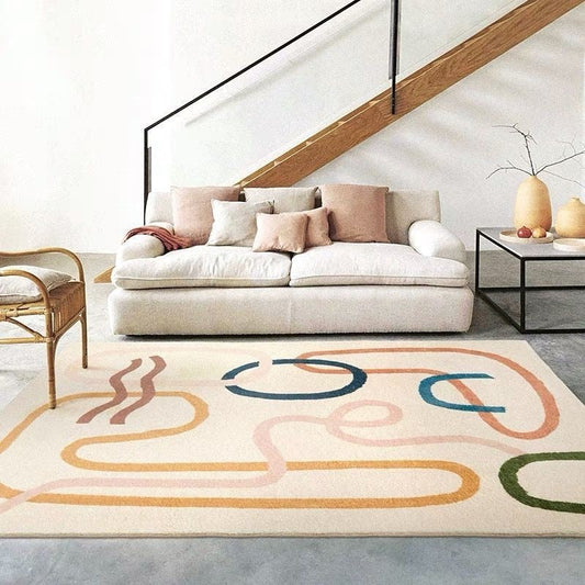 Minimalist Living Room Area Rug