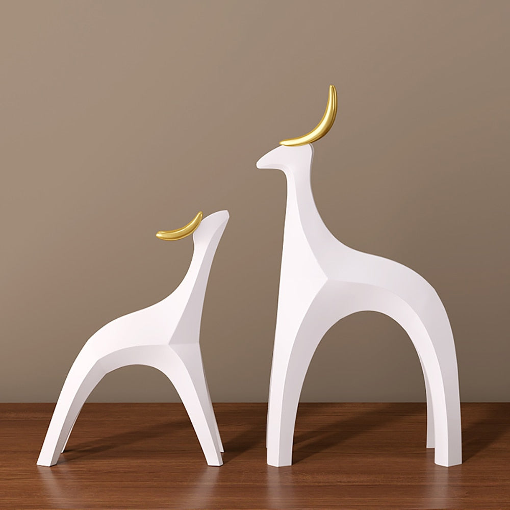 Modern Nordic Reindeer Ornament