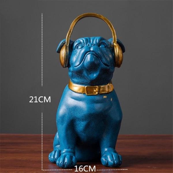 French Bulldog Headphone Decor