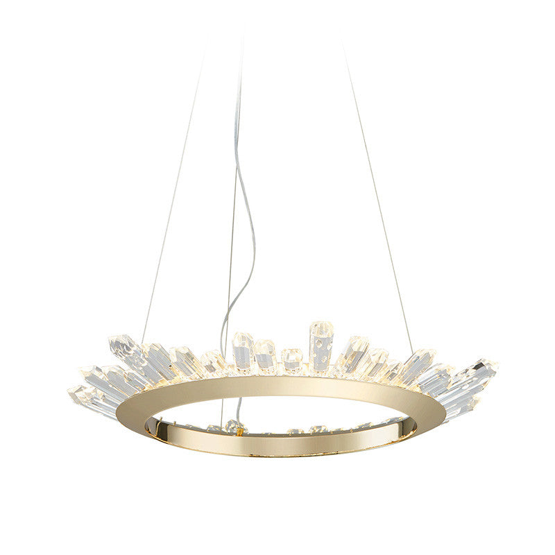 Modern Crystal Polygonal Chandelier