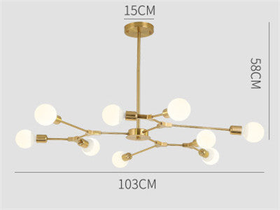 Modern Molecular Chandelier Lighting Fixture