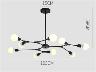 Modern Molecular Chandelier Lighting Fixture