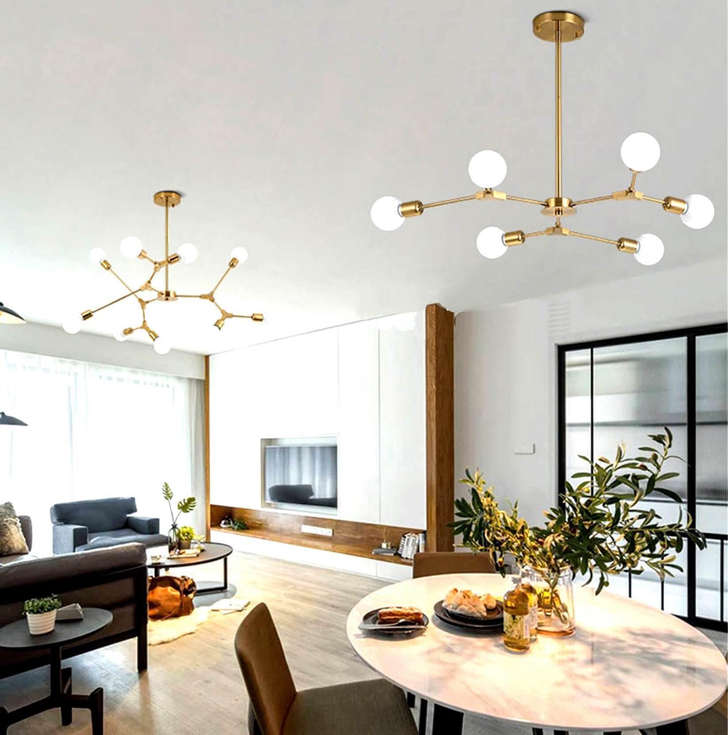 Modern Glass Ball LED Pendant Lights - Nordic Side - 