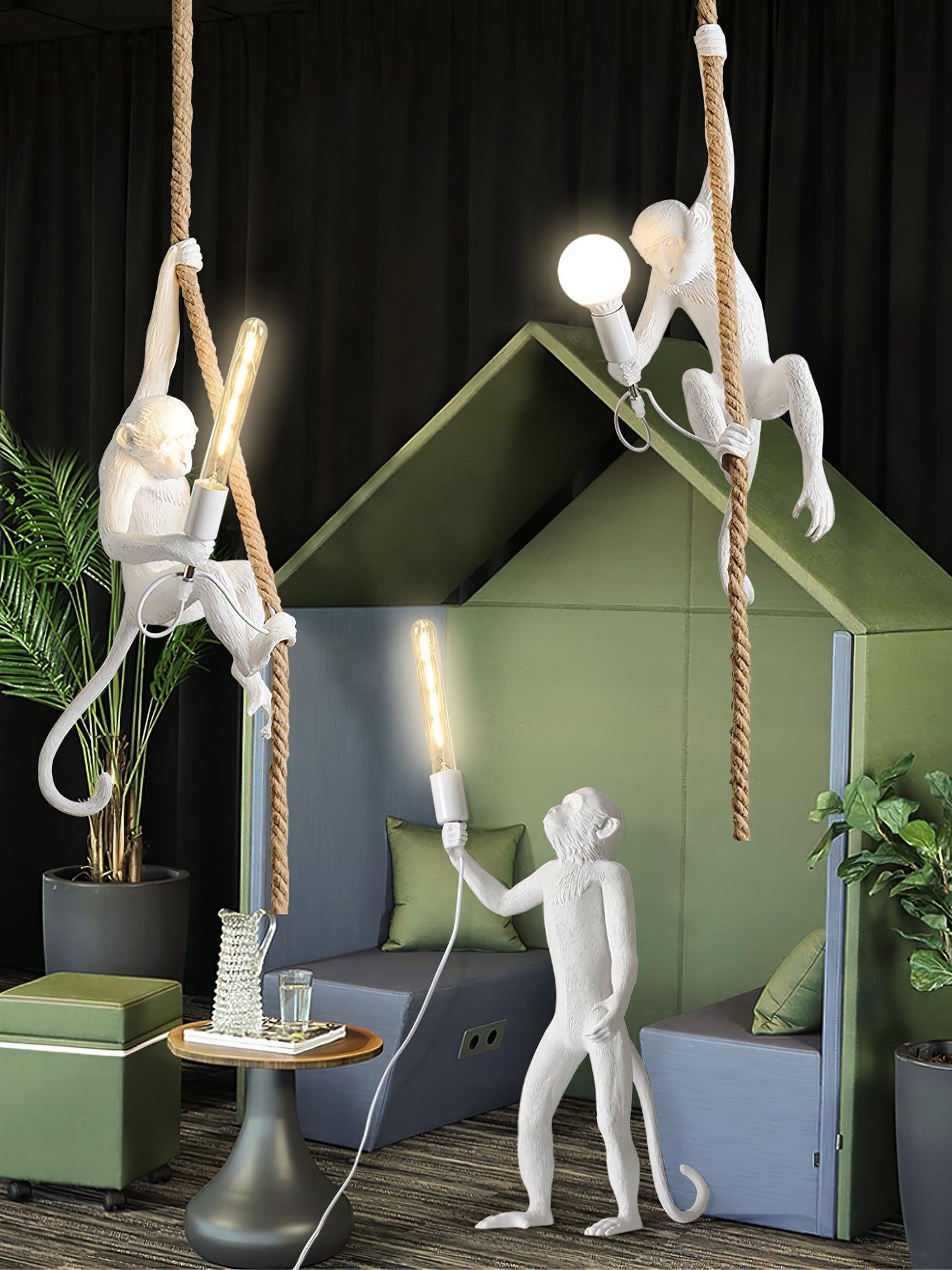 Monkey Pendant Lamp