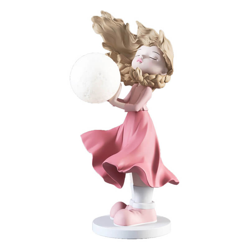 Moon Girl Decorative Home Accent