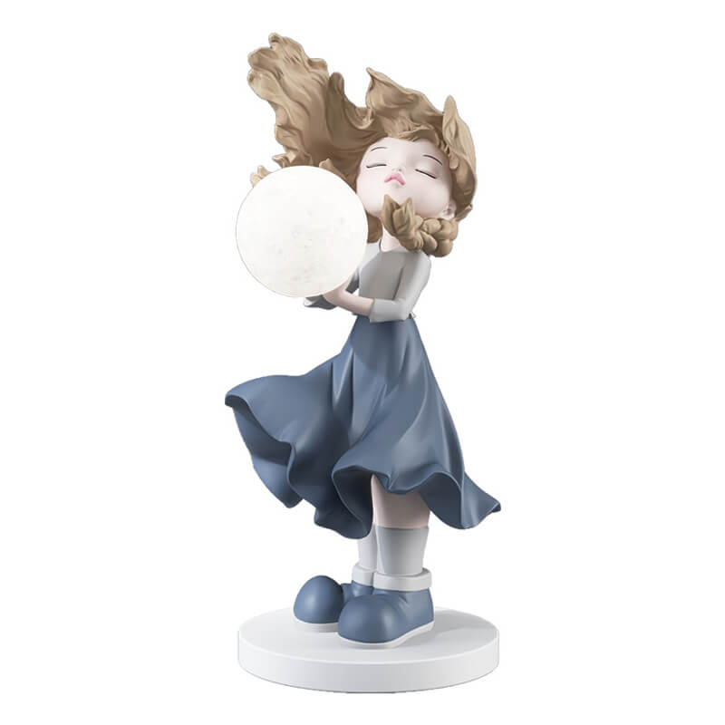 Moon Girl Decorative Home Accent