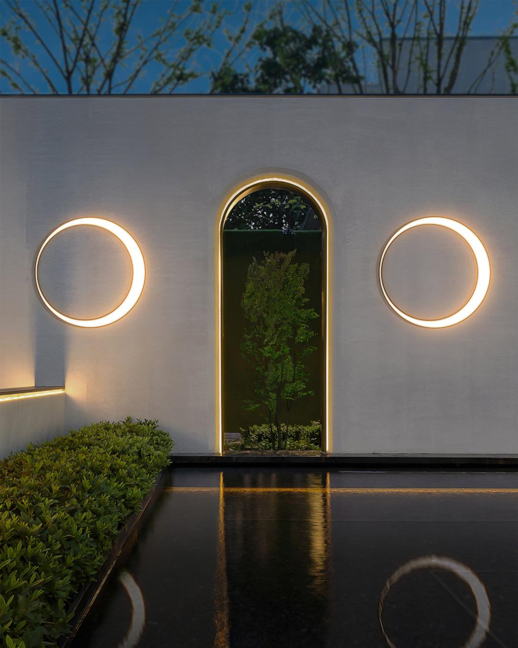 Moon Outdoor Wall Lamp