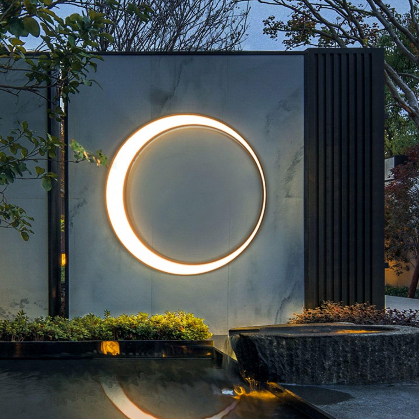 Moon Outdoor Wall Lamp