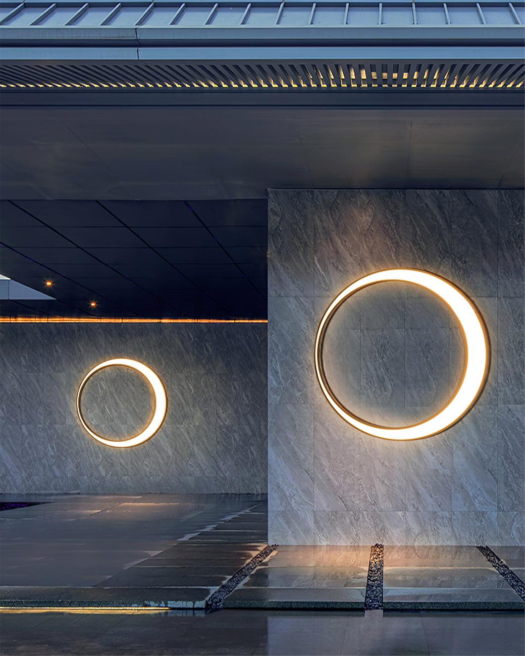 Moon Outdoor Wall Lamp