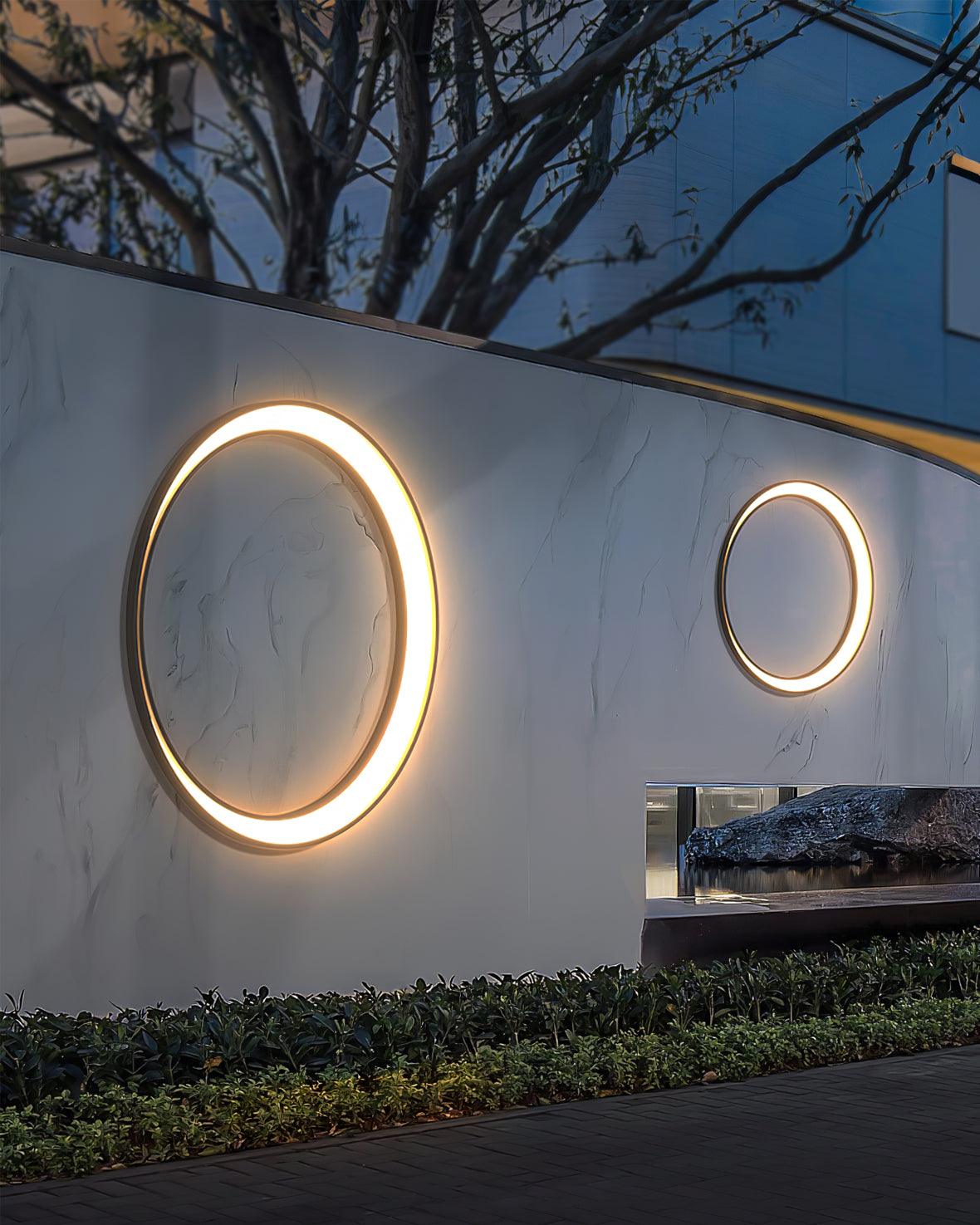 Moon Outdoor Wall Lamp