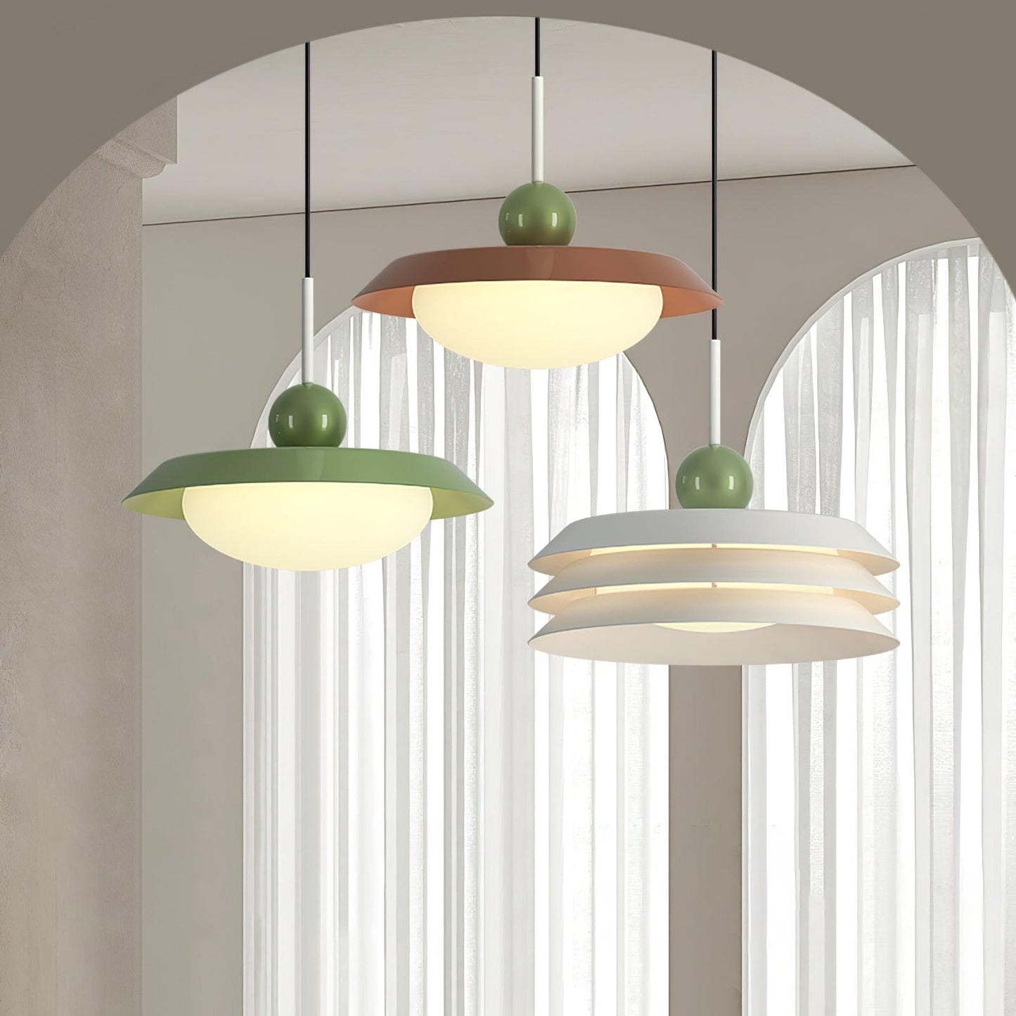 Morandi Layered Pendant Lamp