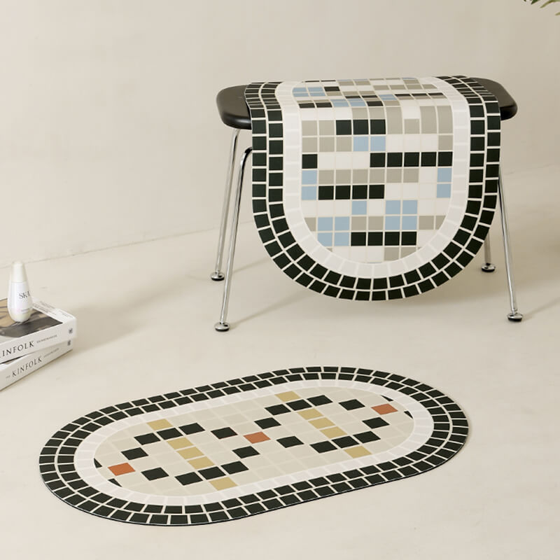 Mosaic Diatom Mud Bath Mat